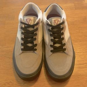 Men’s Vans Rowan Pro Desert Talupe Black Suede Skateboarding Shoes Size 10